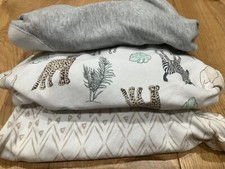 Aden + Anais Essentials Baby 0-3 Months Swaddle Wrap Easy Change Sleep Set of 3