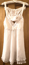 Vintage Janet Reger Lingerie. Babydoll and underwear. Cream.size 8 Lace trim NEW