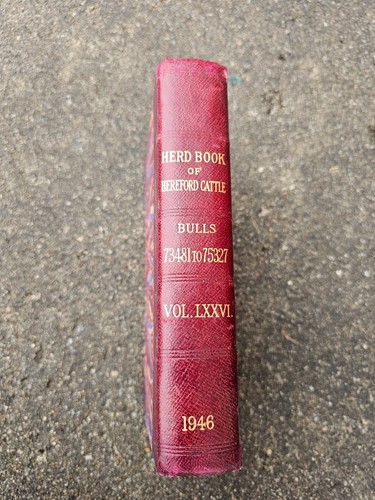 The herd book hereford - book, of