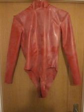 HONOUR LATEX LEOTARD zip up rubber gummi kinky fetish lover high neck swimsuit ?