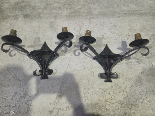 Pair vintage black - vintage, metal