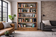 Rustic Solid Wooden Bookcase |