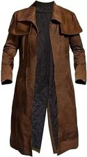 Men's Brown Full Length Duster