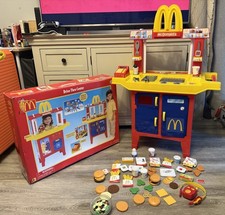 McDonalds Vintage Large Drive Thru Playset Centre Sounds Toy Accessories Food