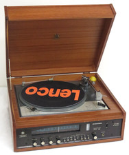 Dynatron SRX 26 with Lenco GL75 Turntable Deck Amplifier Radio Vintage RARE TEAK