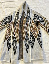 Woven Heart Aztec Cardigan