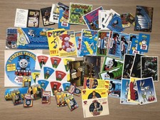 A Job Lot Dairylea Kraft Laughing Cow Stickers Thomas Tank Engine Looney Tunes