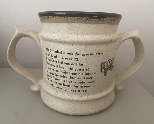 Vintage rare cider stoneware - cider,