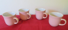 SET OF 4 PINK WATERSIDE RIB DESIGN MUGS