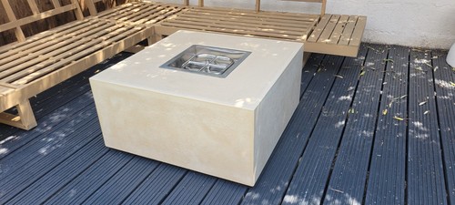 Concrete gas fire - gas,