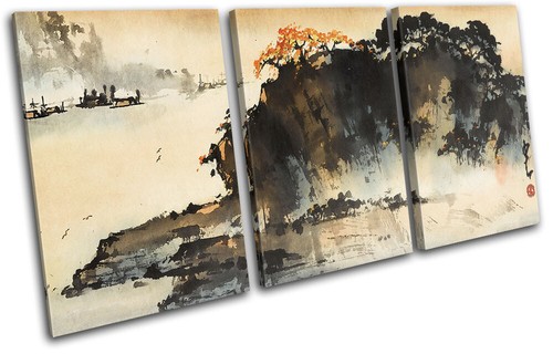 Asian oriental watercolour - oriental,