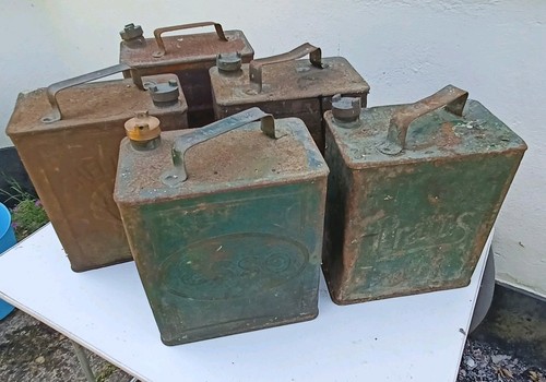 Vintage petrol cans 2 - 5,