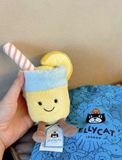 NEW Jelly Amuseables Lemonade -cat Cute Plush Toys Brand New With Tags