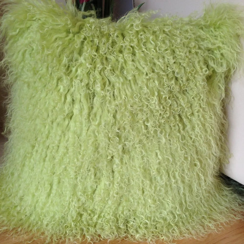 Lime green cushion covers - green,