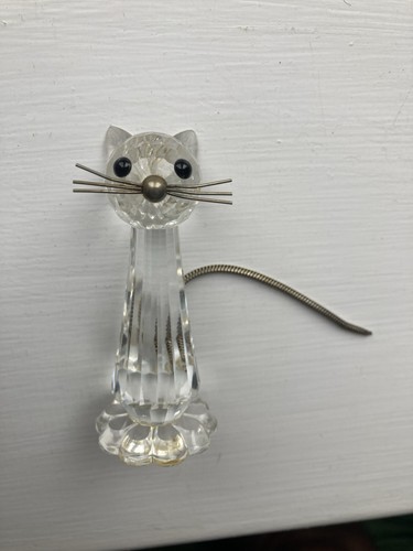 Swarovski cat with - swarovski,