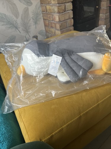 Penguin plush weighted soft - plush,