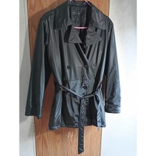 Braetan Black Belted Trench