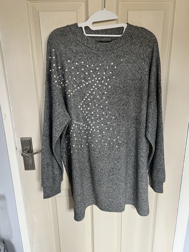 Grey jumper with star - jumper,