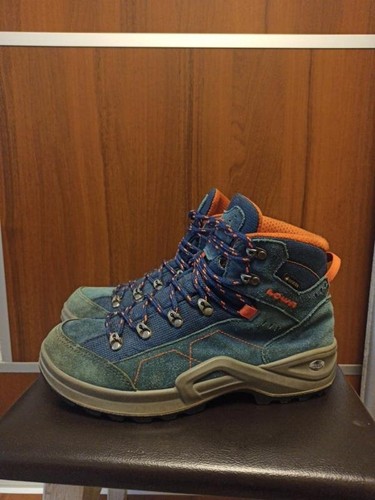 Men lowa boots turquoise suede - boots,