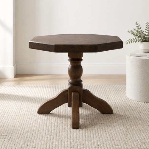 Solid wood octagonal - octagonal, end
