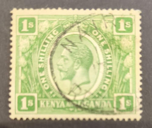 Kenya and uganda 1922 - and, 1/-