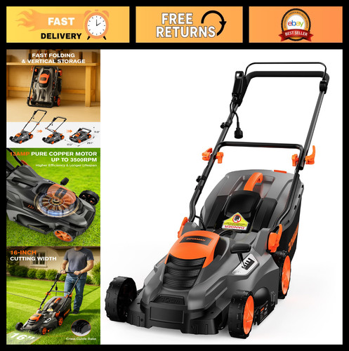 Electric lawn mower 13 - mower,,