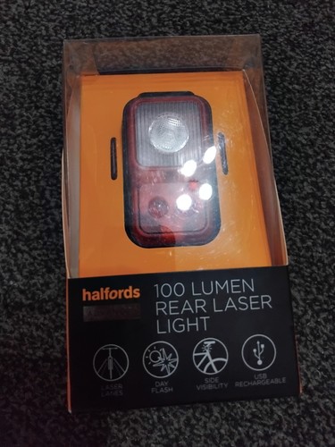 Halfords 100 lumens rear - halfords,