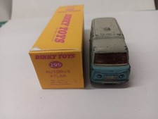 Dinky 195 Atlas Mini Bus good original condition in a free repro box