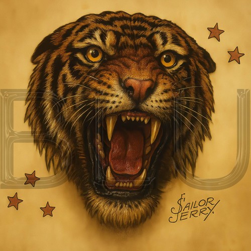 Sailor jerry tiger x - , 12"