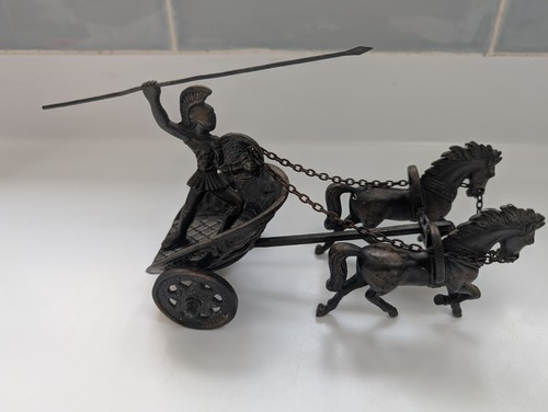 Vintage bronze roman - vintage, gladiator