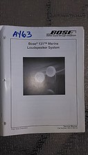 Bose 131 service manual original book marine speaker system