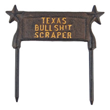 Texas Cast Iron Boot Scraper