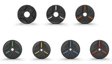 Weights by Tribe WOD 2" Hole CAST IRON Olympic Bumper Plates Barbell