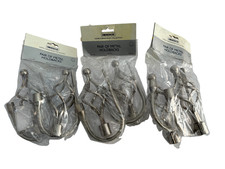Homebase Metal Curtain Holdbacks Brushed Nickel Twisted Pairs - C125 O277