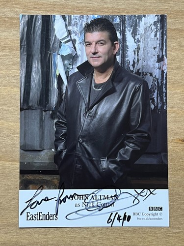 Hand signed eastenders - signed,