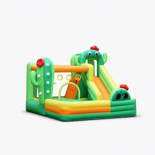 Jump castle with - castle,