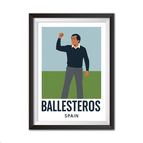 Seve ballesteros minimalist - ballesteros,