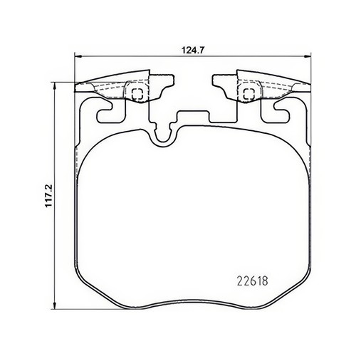 Brembo p06106 brake pad - brembo, set