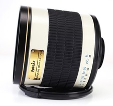 Opteka 500mm F6.3 DG Mirror Manual Focus Prime Lens  T2 Mount Front Lens Cap