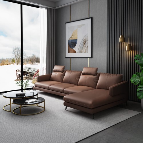 Sofa shape leather - l-shape,