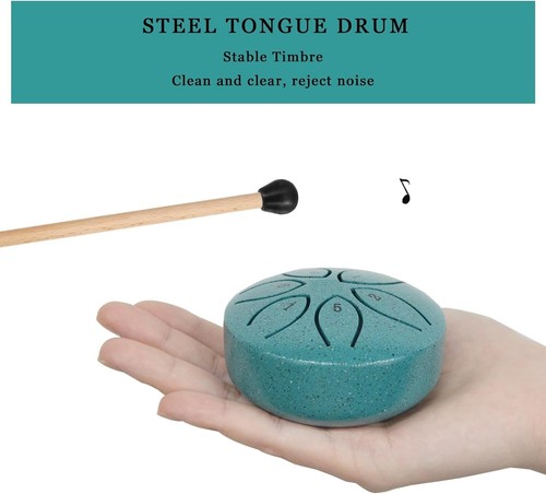 Steel tongue drum - tongue, notes