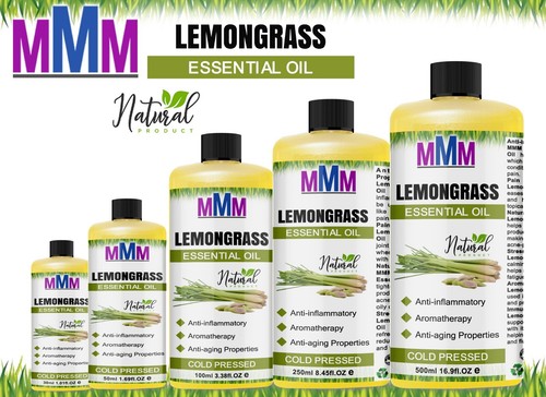 100 pure lemongrass essential - 100%,