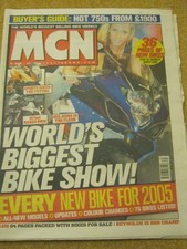 MCN - MOTORCYCLE NEWS - WORLDS BIGGEST BIKE SHOW - 22 Sept 2004