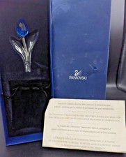 SWAROVSKI 2002 RENEWAL GIFT – TULIP BLUE with pouch 606546 - Boxed - Mint