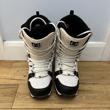 DC Phase Snowboard Boots Black/White UK Size 7.5 EU 41