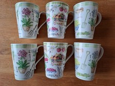 Hudson and Middleton Set Of 6 Fine Bone China Mugs - Nick Holland Collection