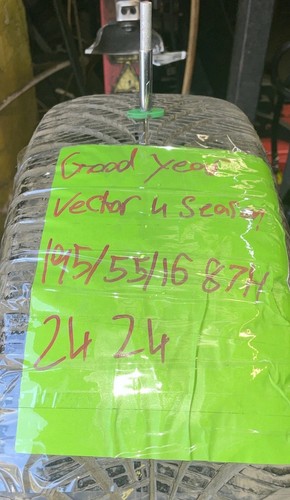 195 87h goodyear vector - 195/55/16,