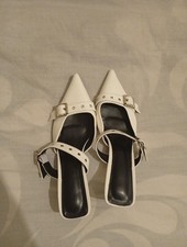 White Stiletto Heels