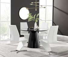 PALMA Black Semi-Gloss Round
