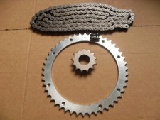TRIUMPH TIGER CUB T20,T20T, TRIALS, GREEN LANING  CHAIN & SPROCKET KIT 16T - 47T